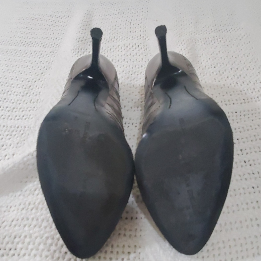 SAM EDELMAN Gray & Black Heels Size 6.5 - Picture 7 of 8